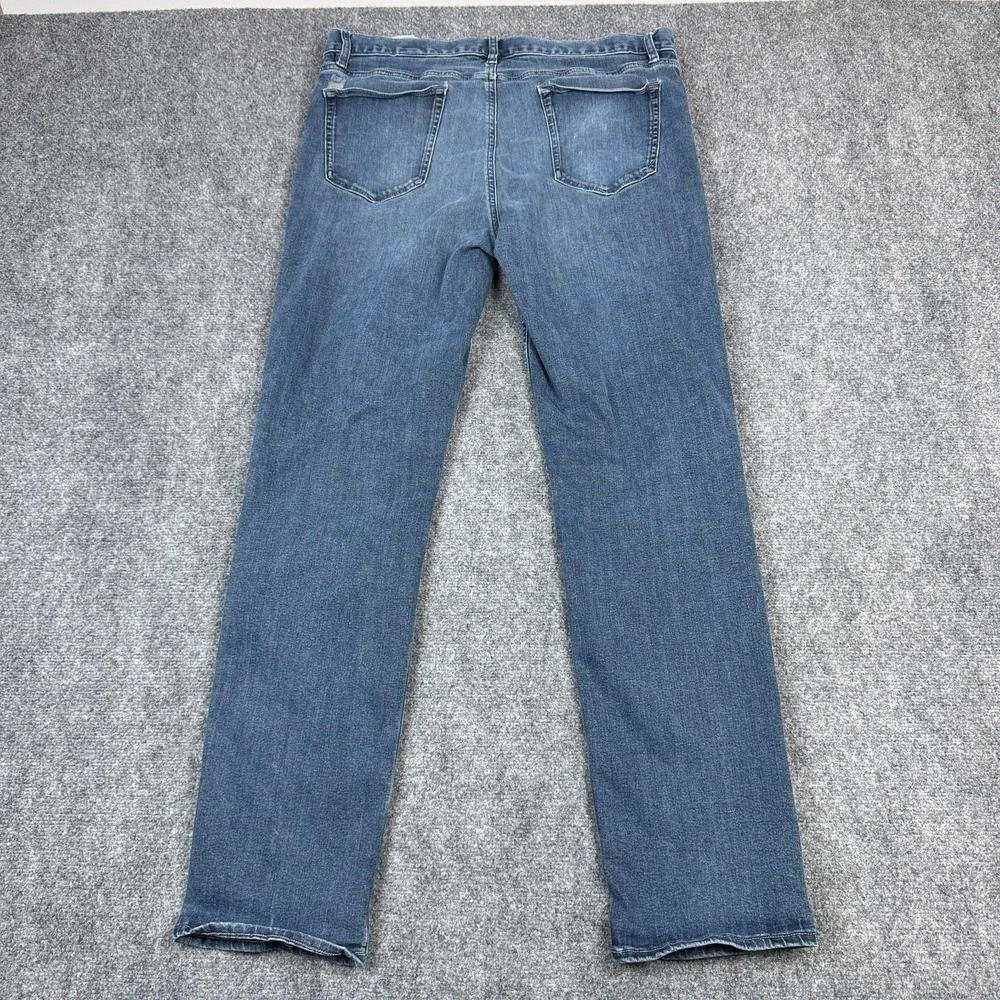 Banana Republic Men's Jeans Slim Fit Size 36x34 Blue Denim Pants FLAW